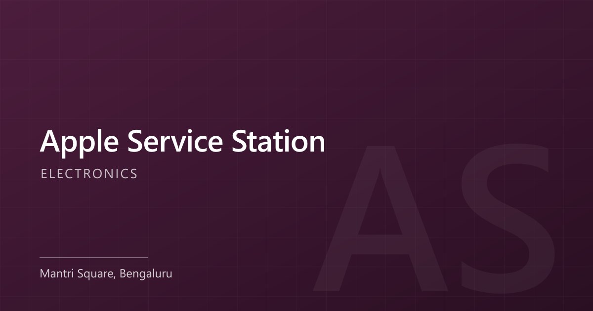 Apple Service Station